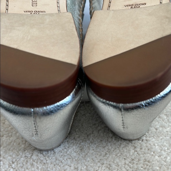 Veronica Beard Silver Loafers - Picture 5 of 6